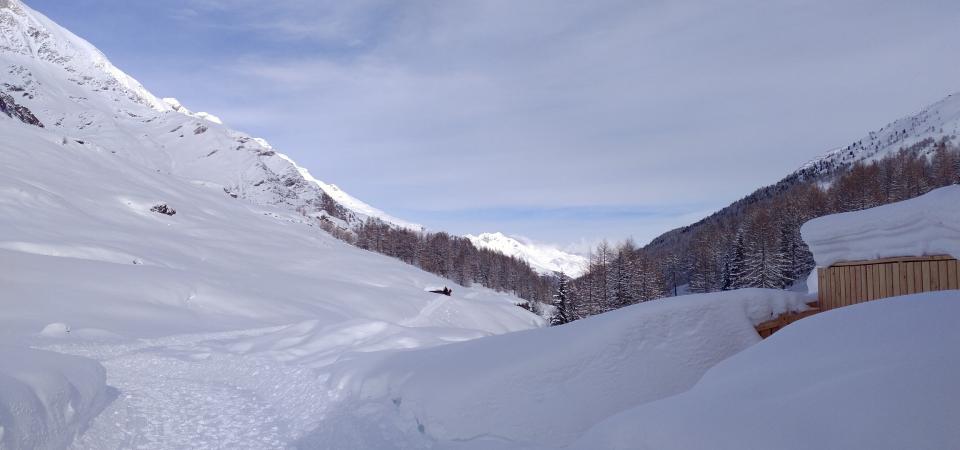 Blick von Lazins nach Pfelders