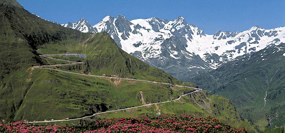Arrivo dal passo del Rombo, Val Passiria
