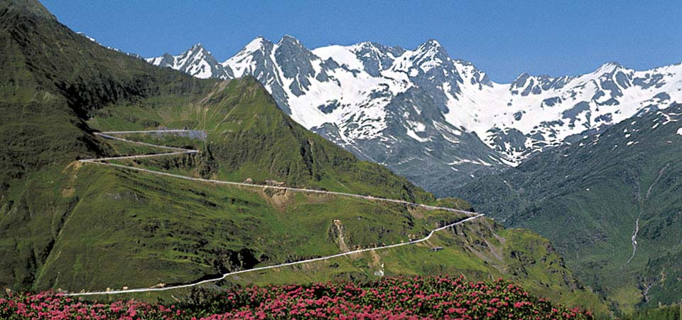 Arrivo dal passo del Rombo, Val Passiria